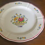 Gien earthenware dish, Luxembourg model