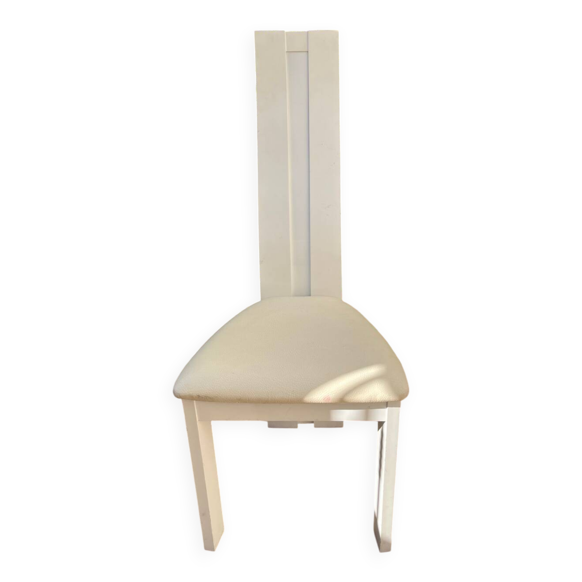 White designer chair
