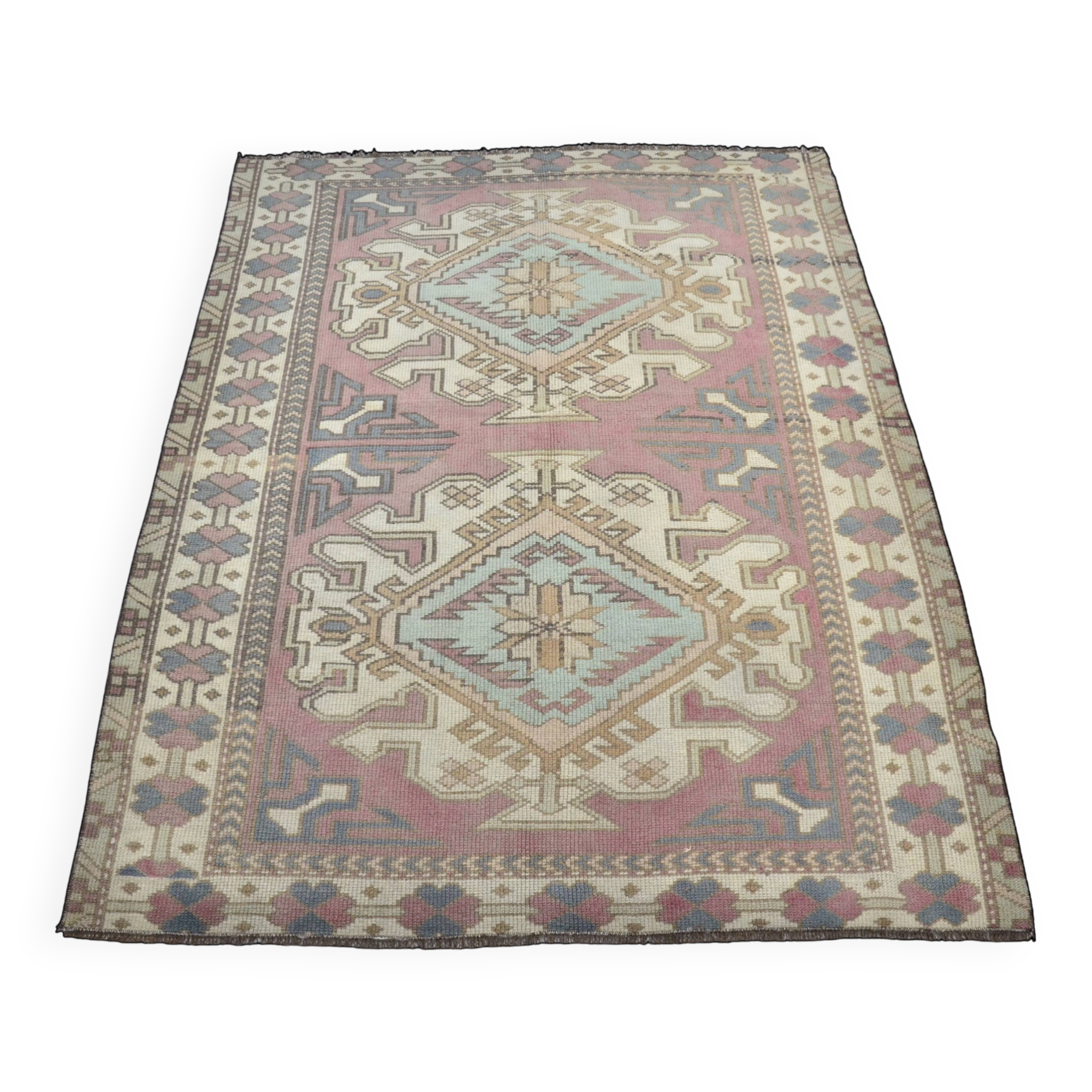 Oushak Vintage Handknotted Wool Rug sku 3438