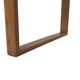 Vintage compact desk pinewood 70s design with wooden joints