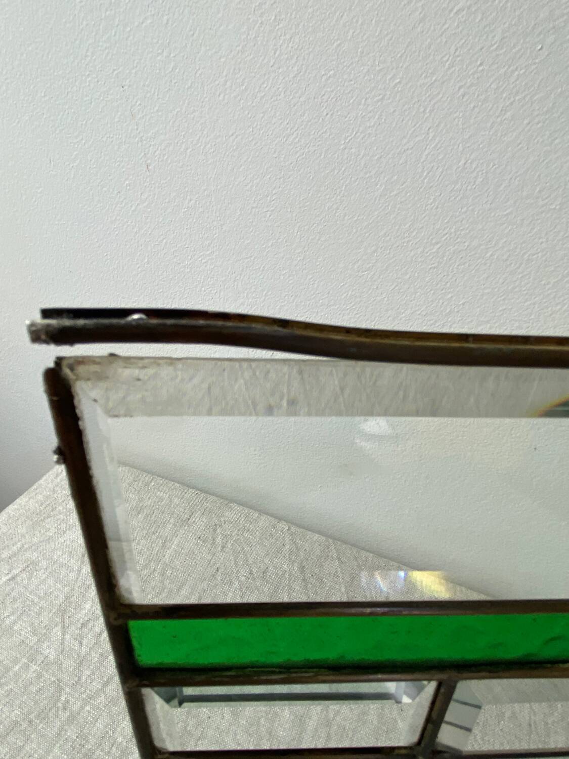 Stained glass beveled and cabochon