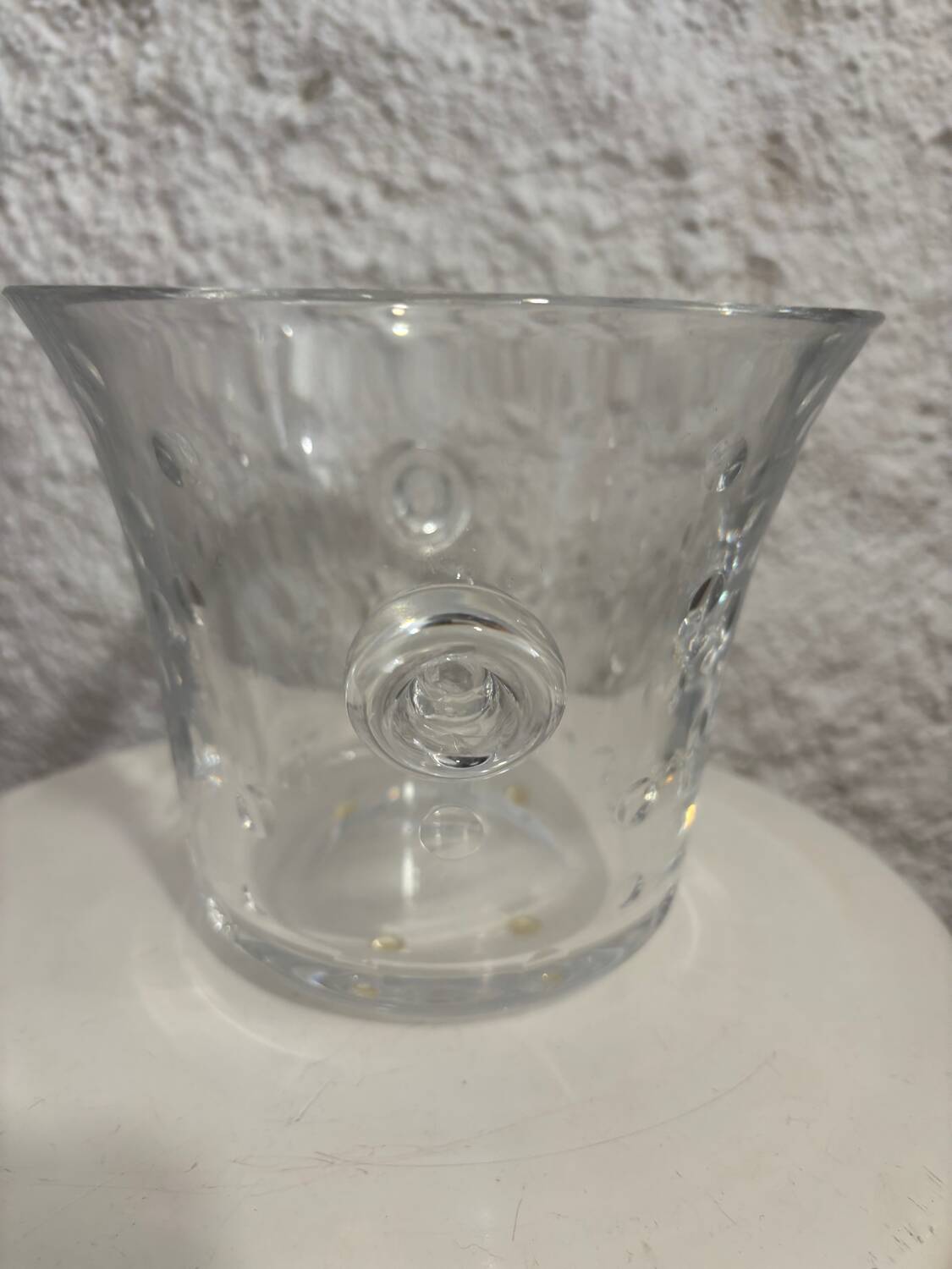 Saint Louis ice cube bucket bubbles collection