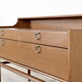 Midcentury Meredew Sideboard / Chest Of Drawers In Walnut. Vintage Modern / Retro / Scandinavian / D