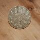Vintage clear moulded glass flower holder – Flower holder – Ø 10 cm