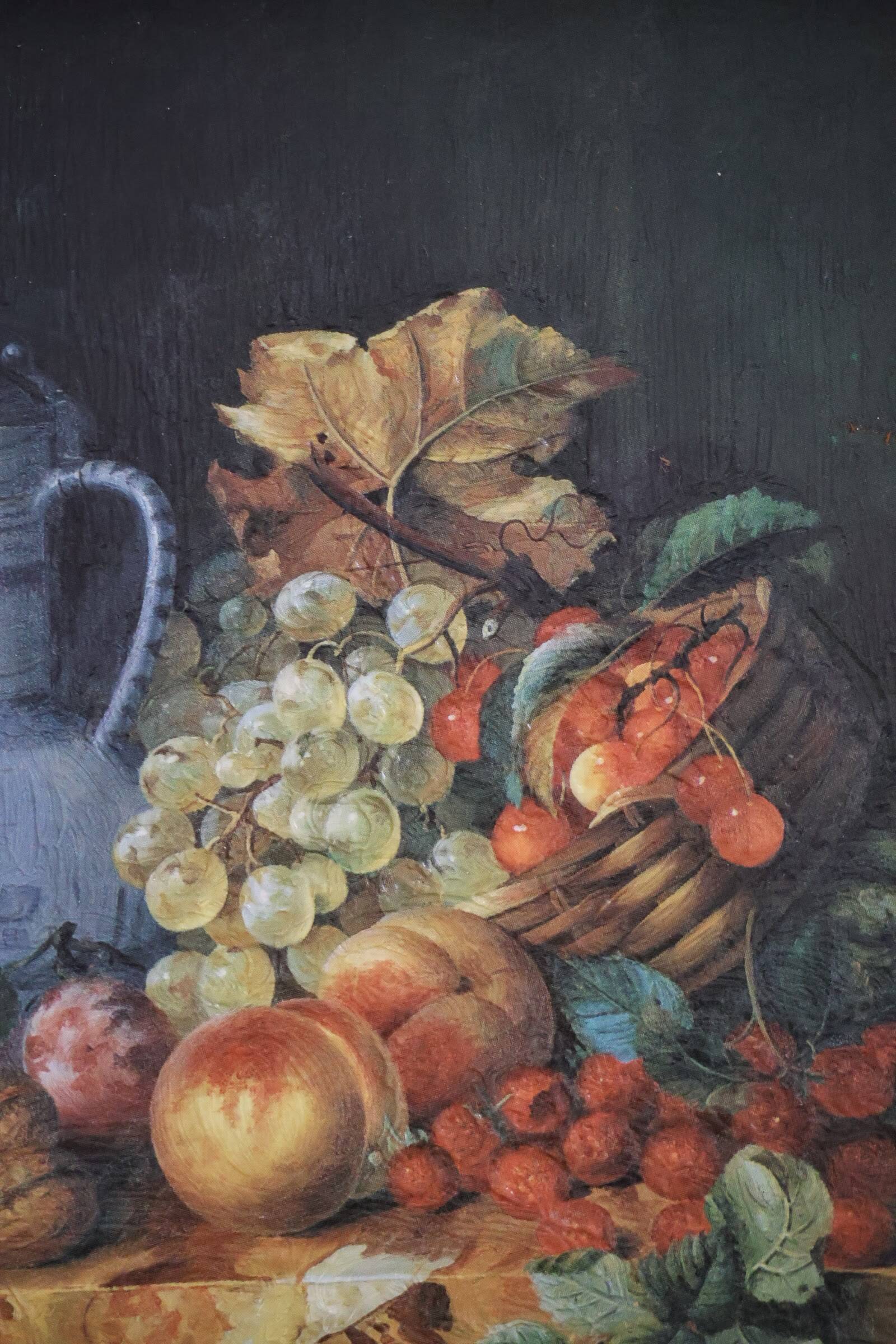 Still life oil painting painting signed