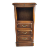 Cherry wood secretary desk with 3 drawers
