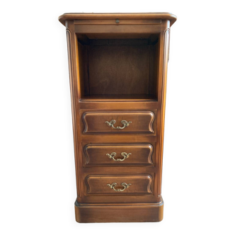 Cherry wood secretary desk with 3 drawers