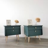Pair of vintage bedside tables