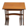 Set of 3 teak tables