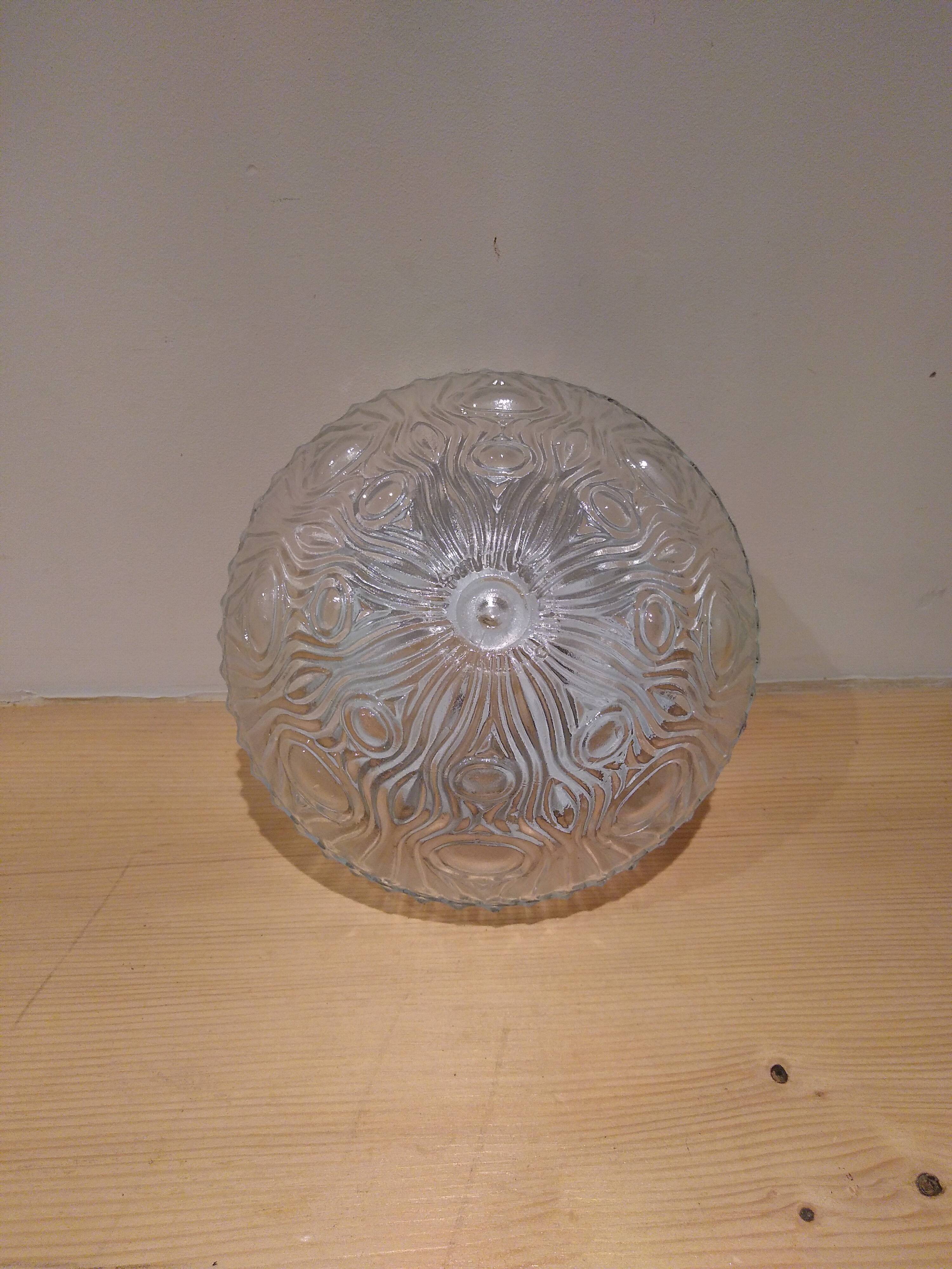 1960s moulded glass ceiling