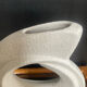 Sculptural vase by Roberto Rigon from the 1970s, signed.