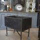 Factory trolley in polished metal 1950