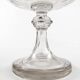 Biedermeier compote, transparent crystal, Czechia, 19th century
