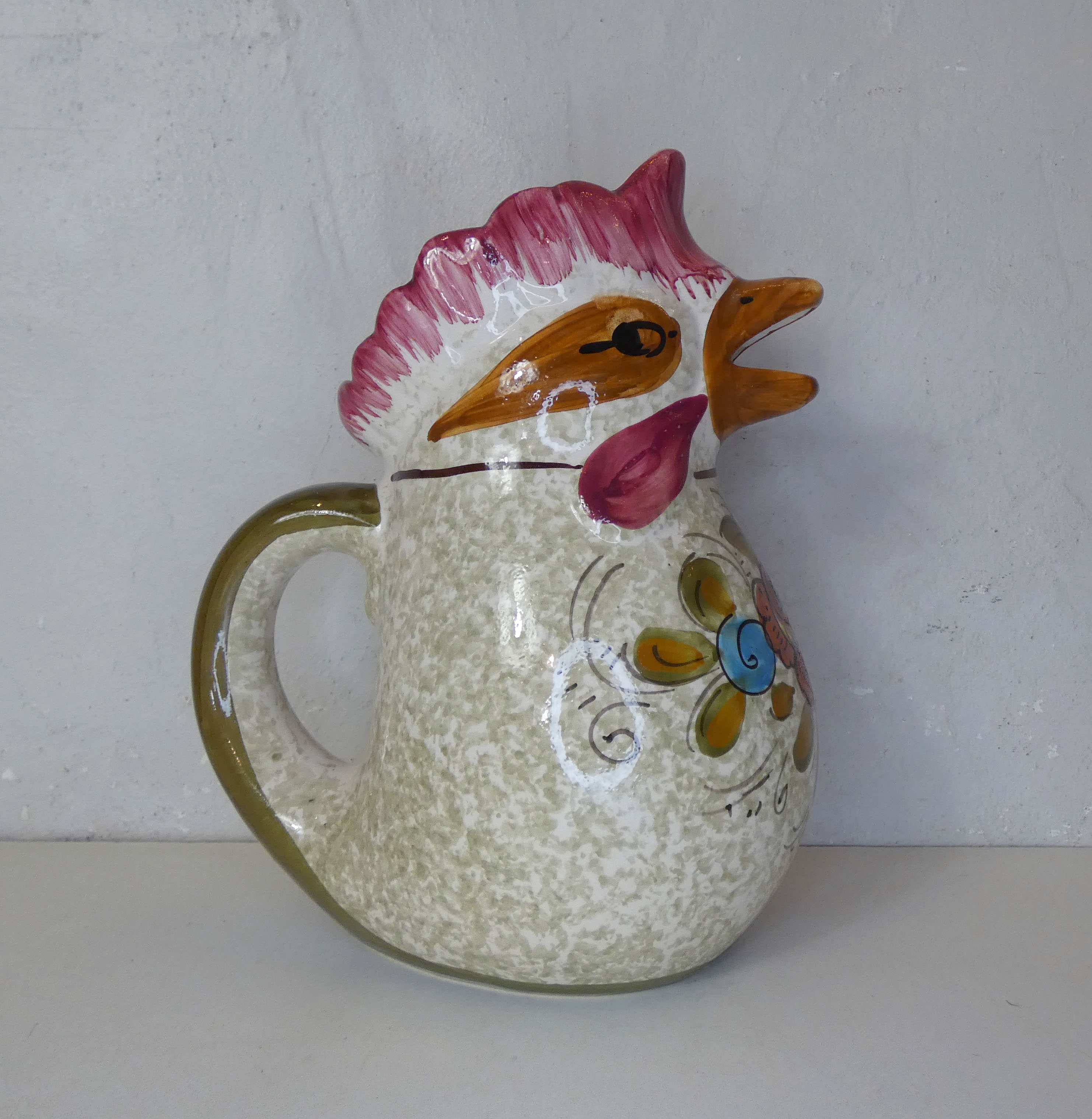 Vintage Sicilian ceramic pitcher