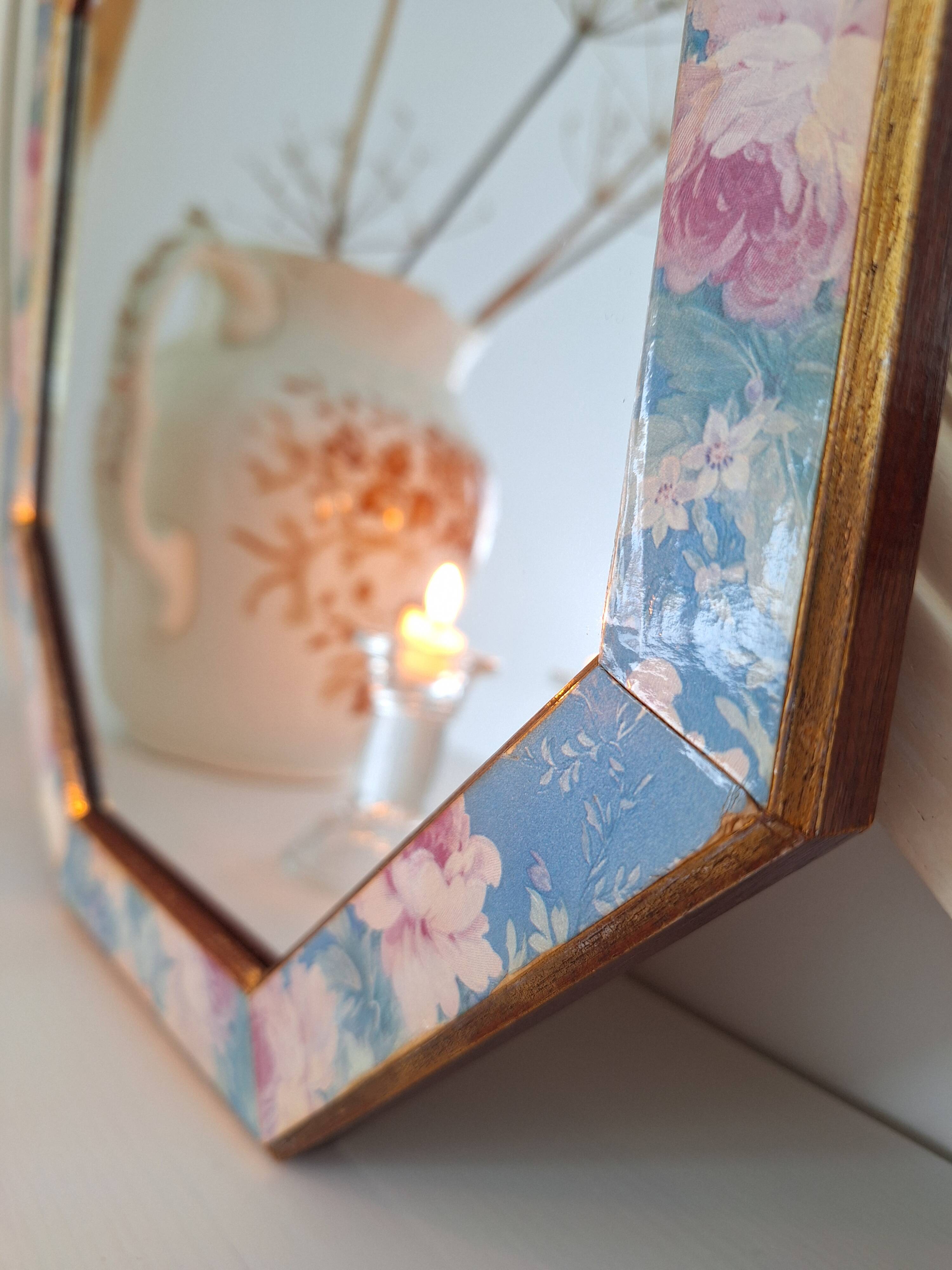 Vintage octagon mirror