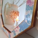 Vintage octagon mirror