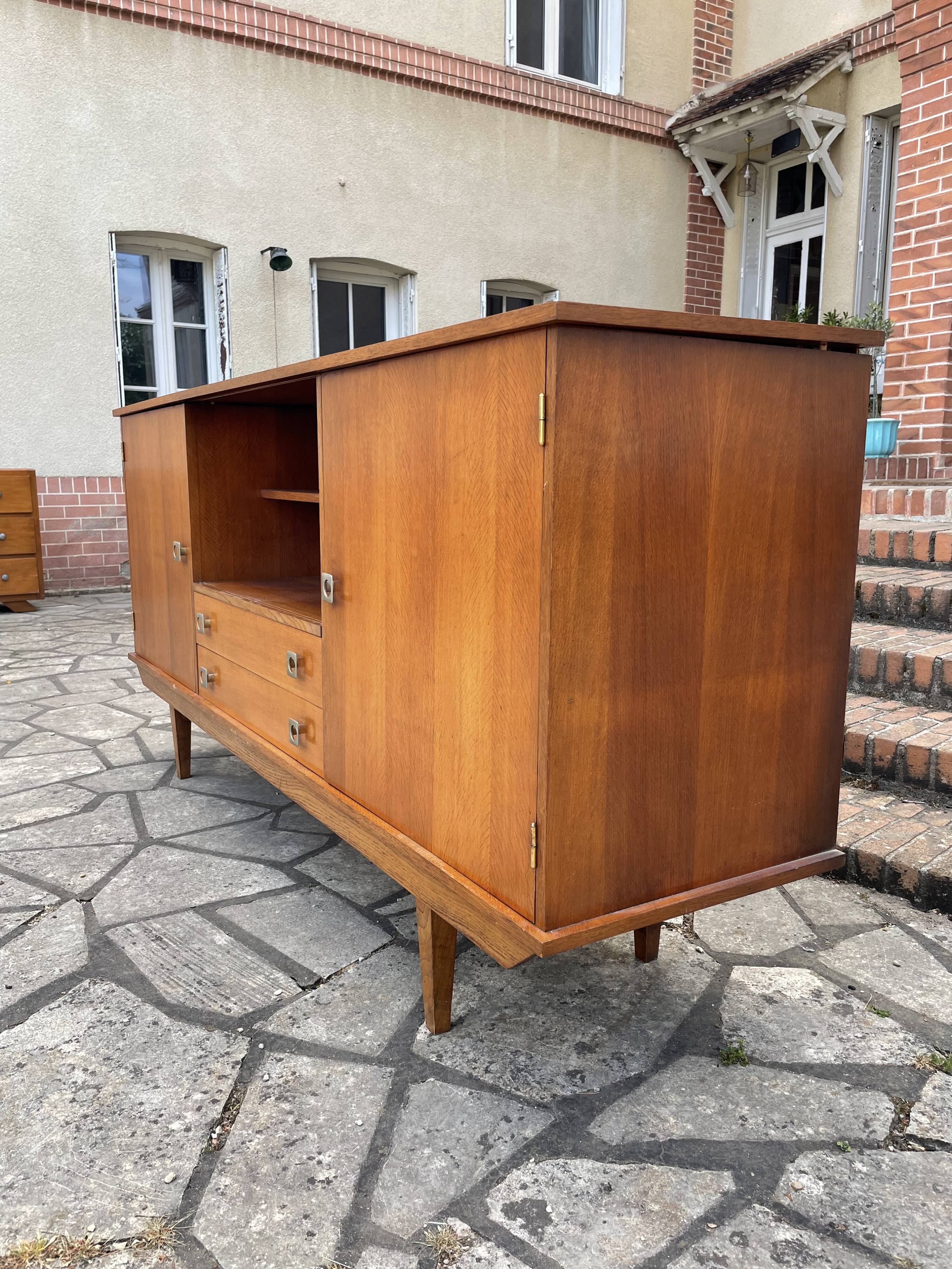 Scandinavian oak sideboard