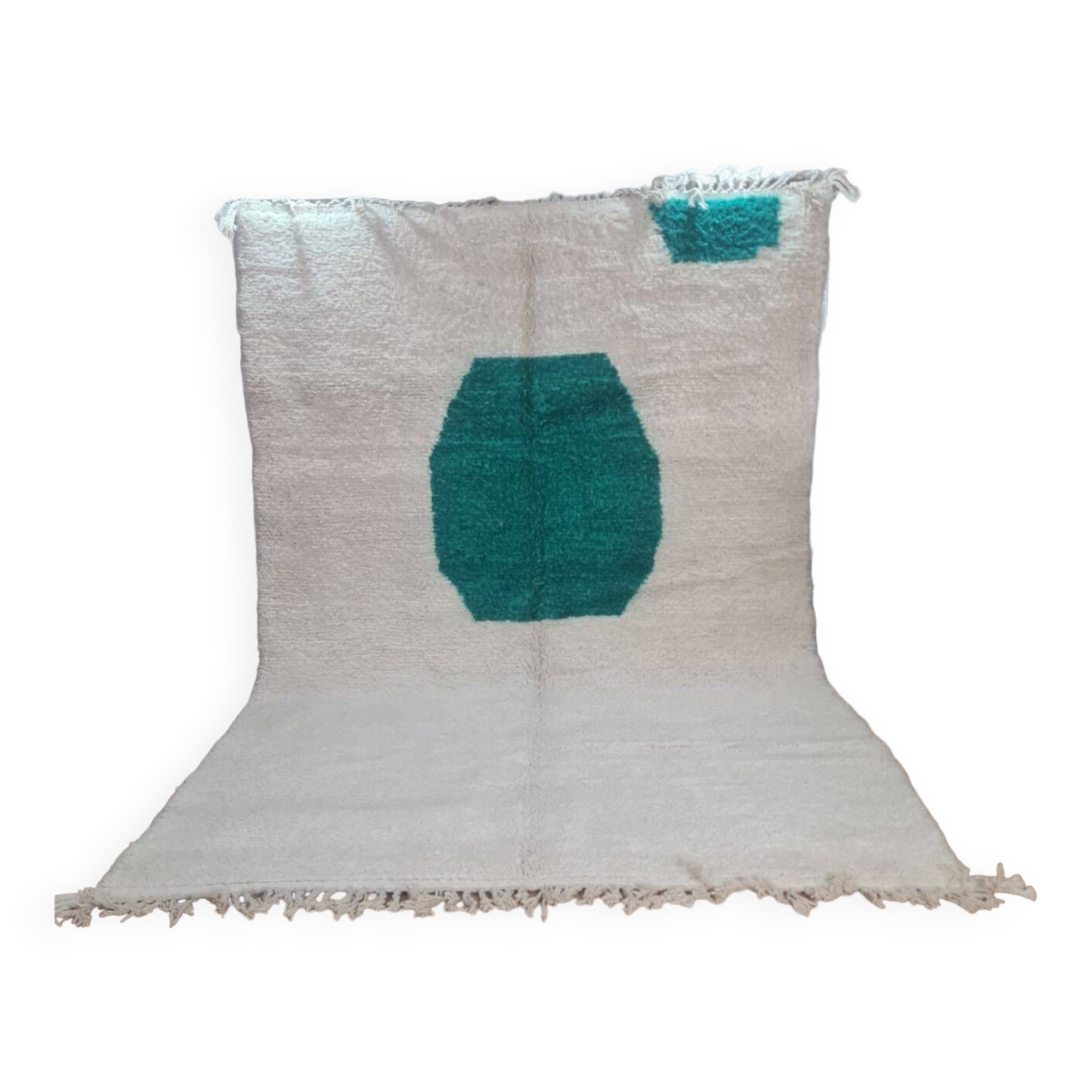 Handmade wool Berber rug 300X200 cm