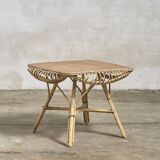 Rattan coffee table