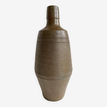 Bouteille ou vase vintage en grès