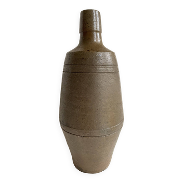 Bouteille ou vase vintage en grès