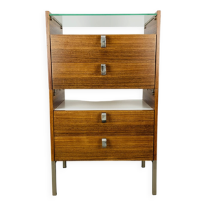 Commode palissandre et - rangement