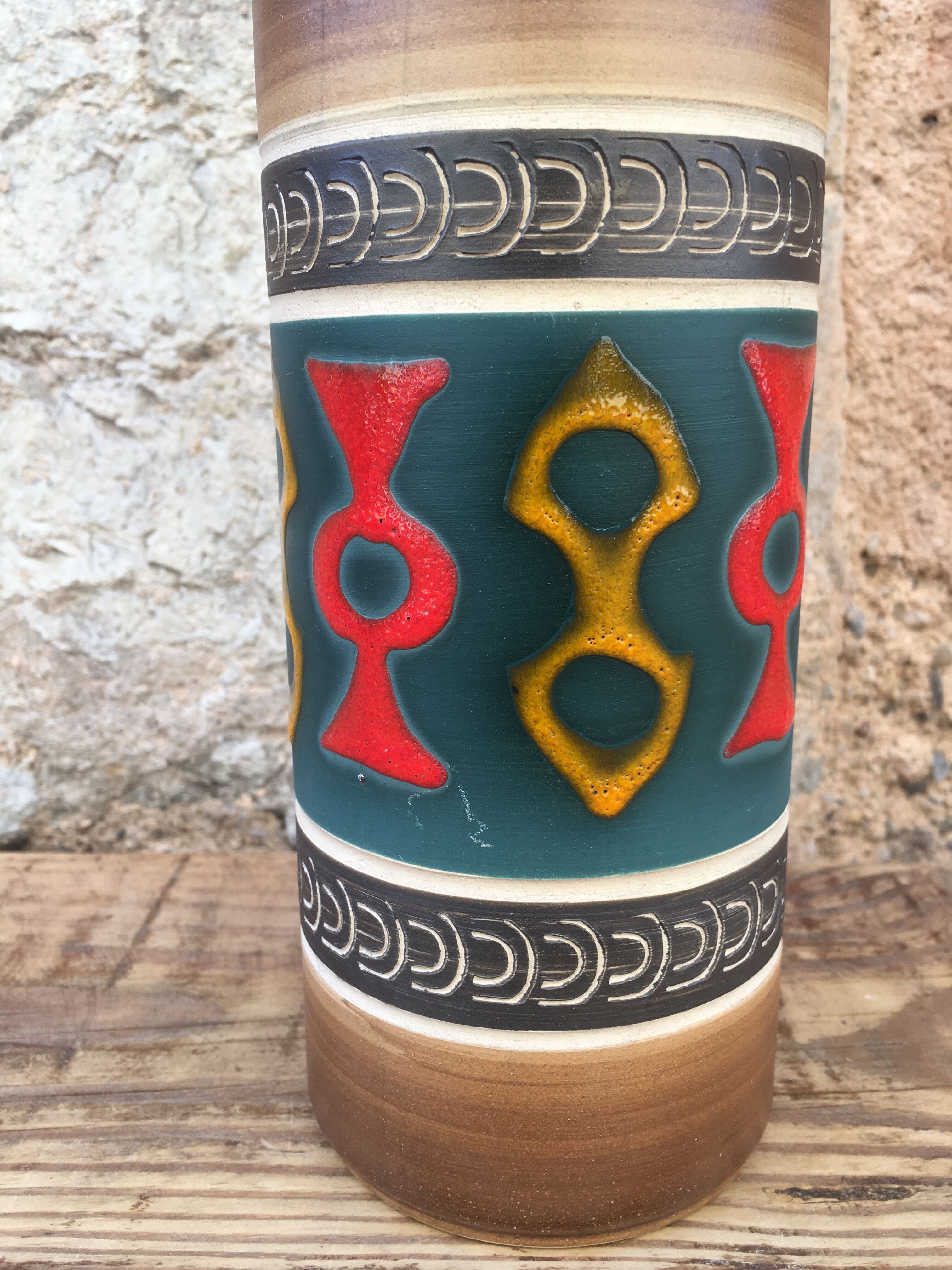 Brown vase West Germany