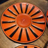 6 sub cups Digoin Sarreguemines