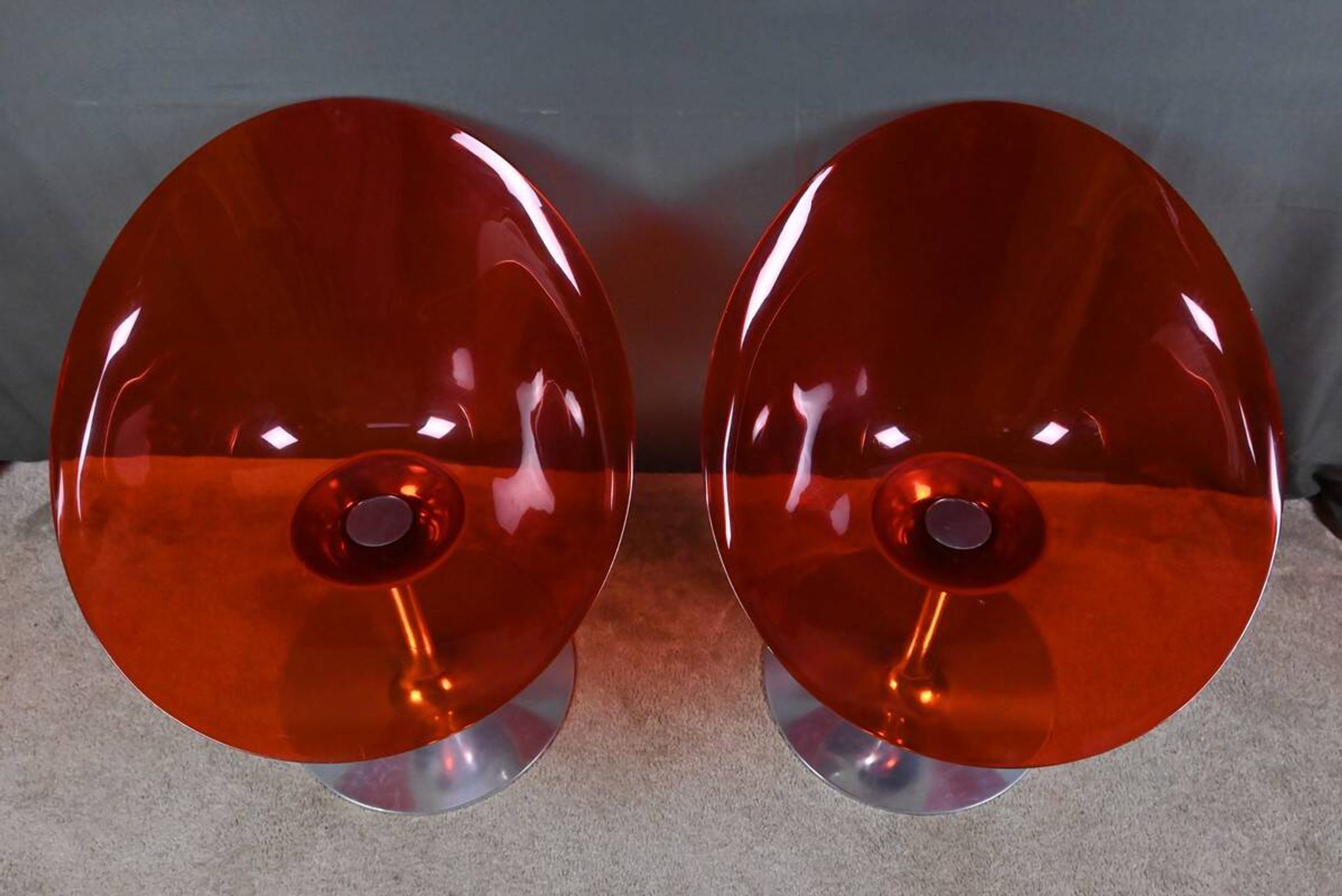 Pair of Eros Armchairs in Polycarbonate, by P. Starck – 2001