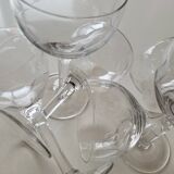 Set of 6 stemmed glasses
