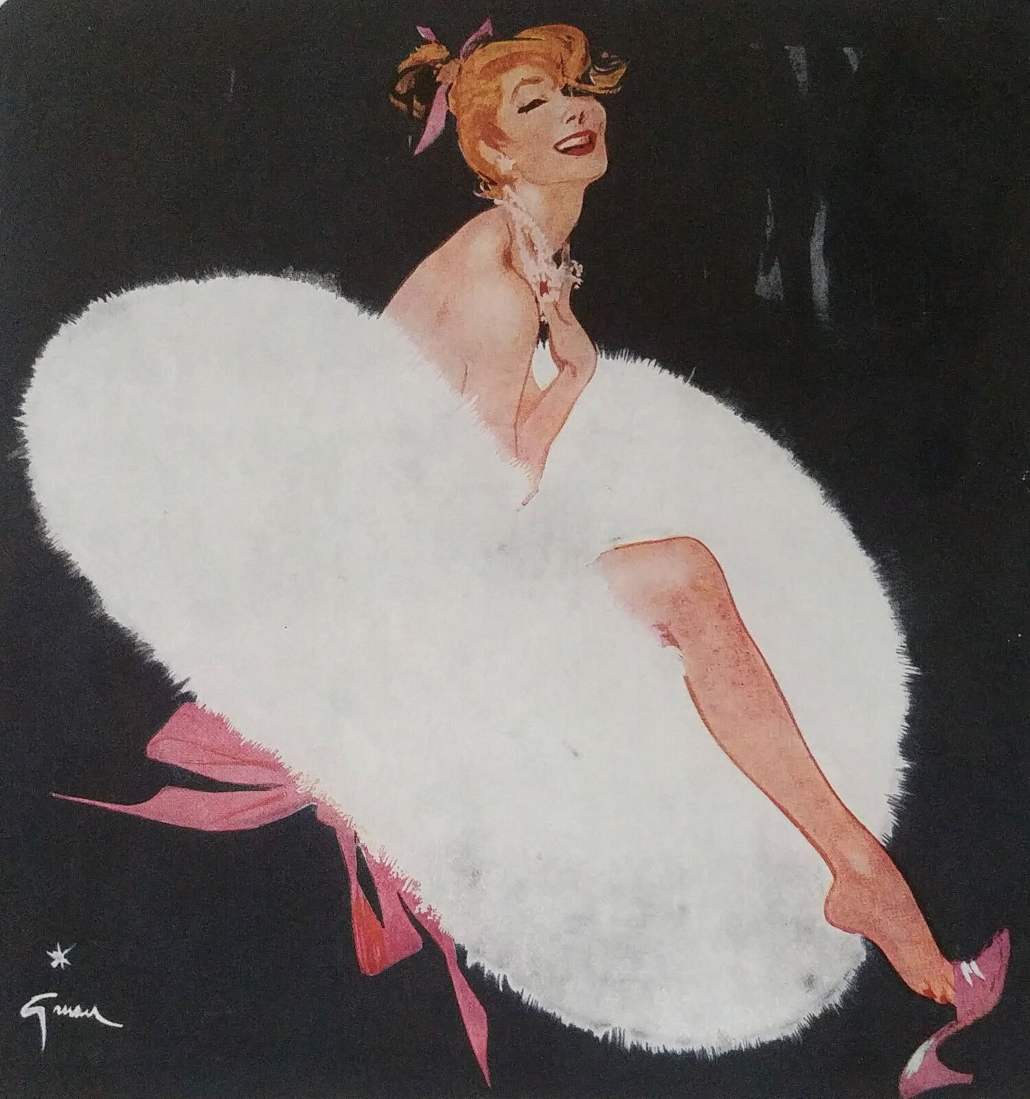 Old advertising René Gruau