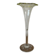 Clear glass vase