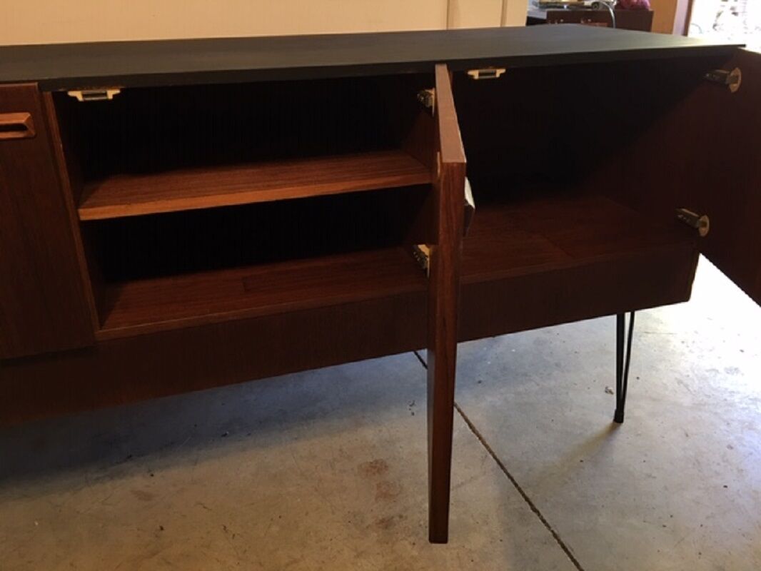 Enfilade vintage scandinave pieds eiffel 1960's