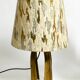 Pair of large extraordinary heavy Mid Century brass table lamps
