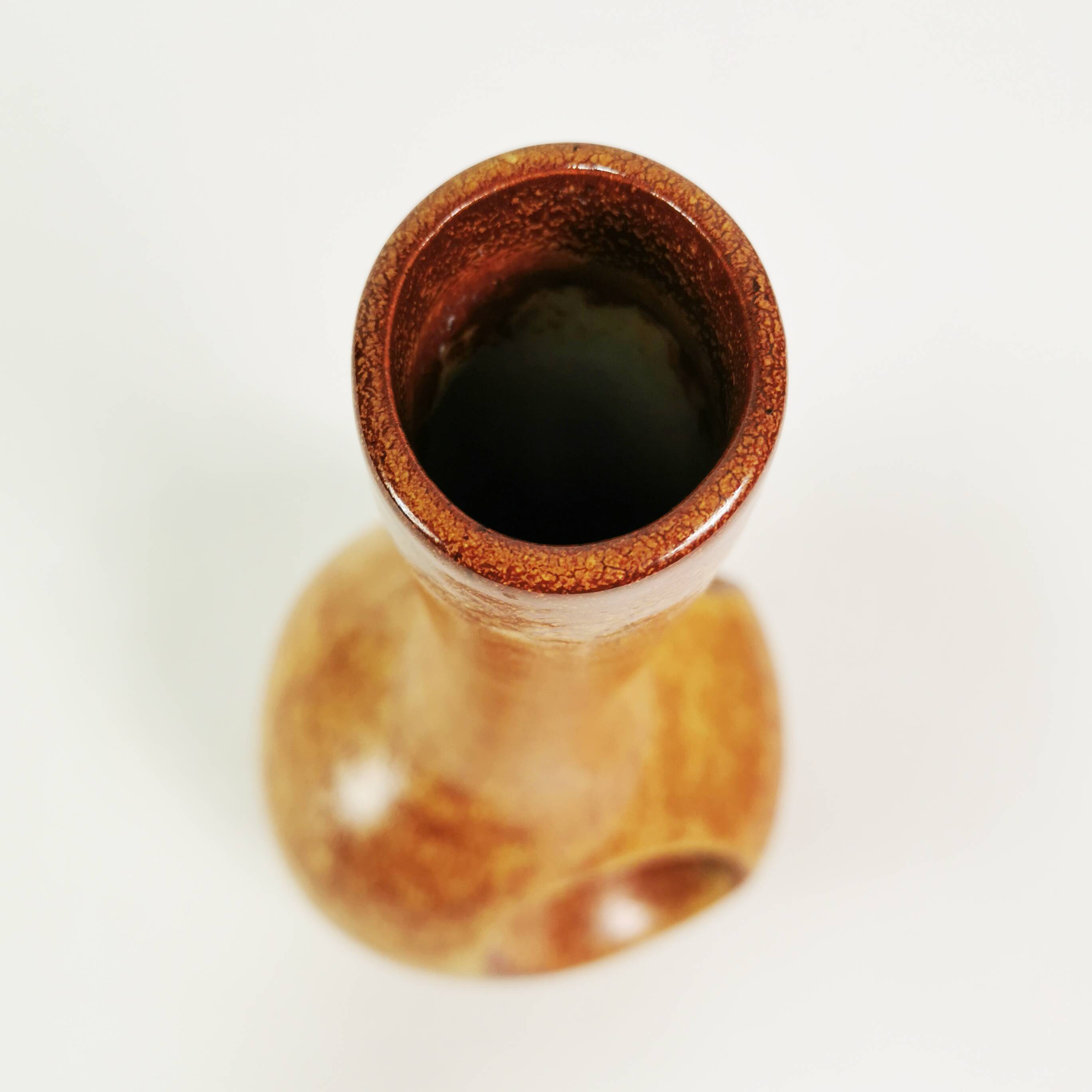 Modernist ceramic vase, Bertoncello Ceramiche, designed by Roberto Rigon, Italy, 1960s.