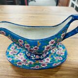 Antique saucière with support, Louvière