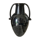 Vase Art Deco black sign Valy