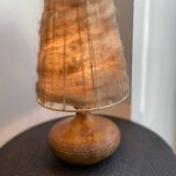 Vallauris stoneware lamp, signed Sesame