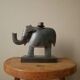 Candle holder in metal