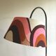 Floor lamp lampshade fabric Kiko vintage 1970