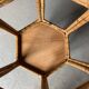 2 octagonal rattan coffee tables