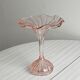 blown glass vase in old rose