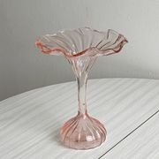 vase en verre soufflé vieux rose