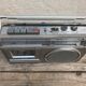 Old radio cassette recorder portable jvc rc - 250l