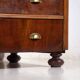 Antique pine chest of drawers with four drawers and brass handles – Central Europe, circa 1900