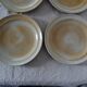 6 assiettes plates  en grès du marais france