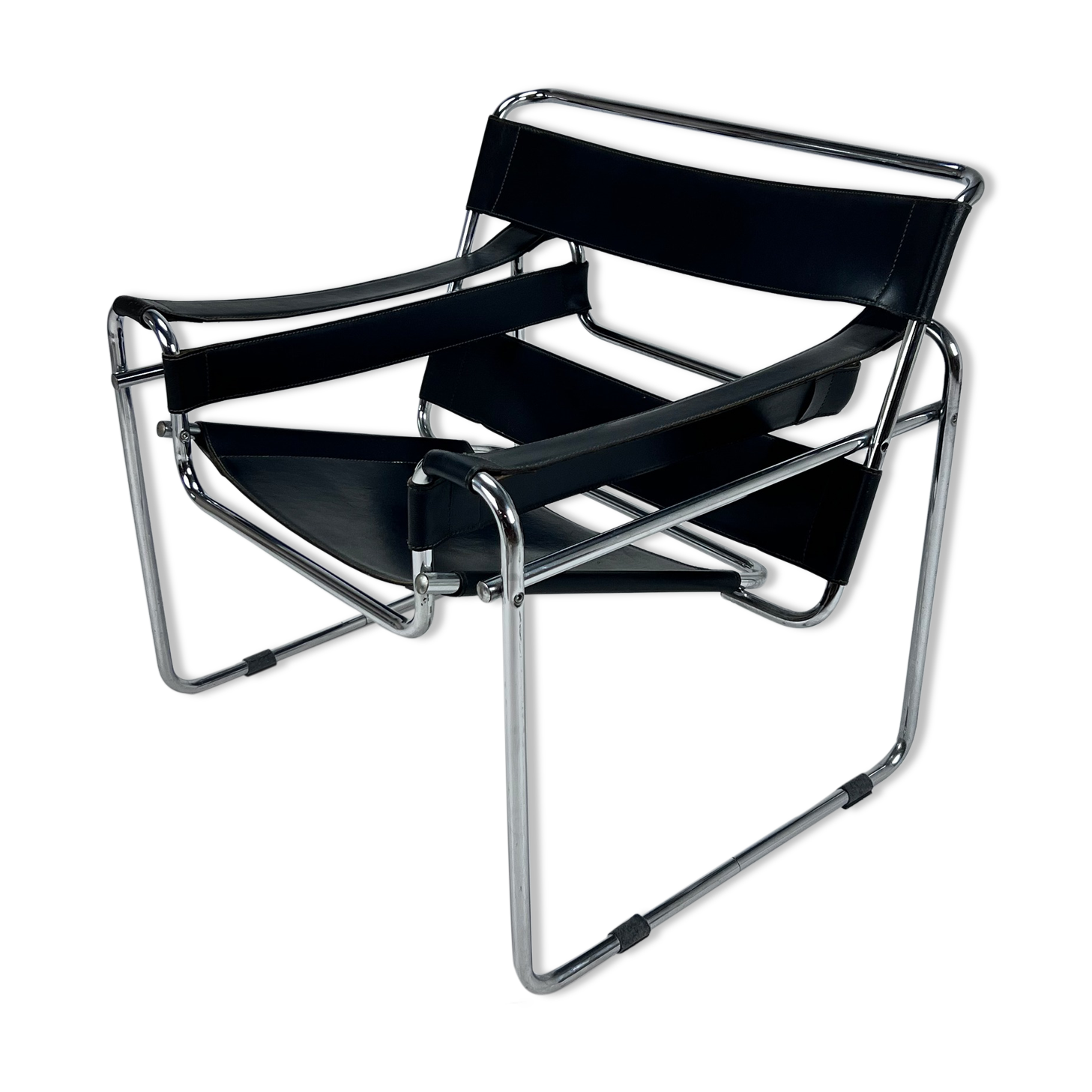 Fauteuil Wassily B3 par Marcel Breuer, années 1980