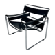 Fauteuil Wassily B3 par Marcel Breuer, années 1980