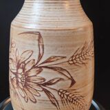 Large Vallauris vase signed by Jacques Fonck and Jean Matéo, 1950s.