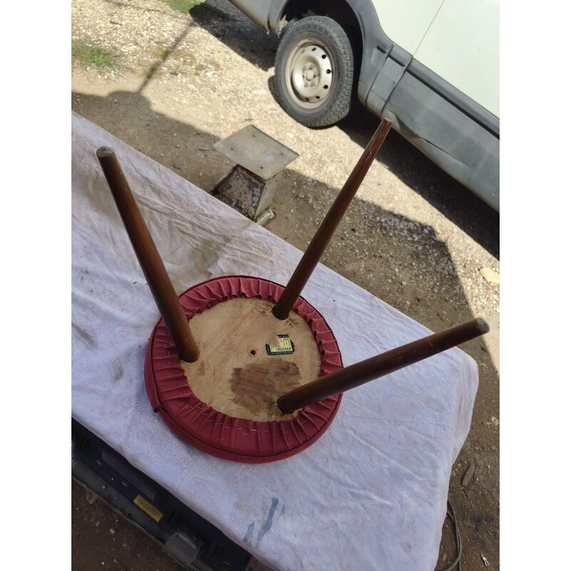 Tabouret Tacke Hocker vintage allemand année 50